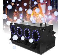DDZJTPP Machine à Bulles De Fumée LED 3000w,Machine à Bulles De Fumée Brouillard à Quatre Buses avec Lumières LED,Télécommande D512,Effet Souffleur De Bulles De Fumée à Haut Rendement