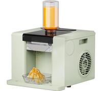 DDZJTPP Machine à Glace Commerciale 60 Kg/24 H, Fabrication De Glace Rapide en 1 Min, avec écran Tactile LCD, Commande à Une Touche, Capacité De 0,75 Kg, Adaptée Aux Cinémas, Bars, Parcs,Green