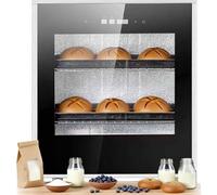 DDZJTPP Machine de Fermentation Électrique 40L Boîte de Levée de Pâte, Fermentation Uniforme Chauffage Homogène, Sécurité Surchauffe, 2 Grilles, Boulangerie Maison, pour Pain Yaourt Levain