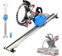 DDZJTPP Rail De Guidage pour Scie à Béton, Rail De Guidage en Alliage De 1,5/2/2,5/3 M pour Scie Circulaire avec Télécommande, Inclinaison Rotative Et Profondeur De Coupe Réglable 3m