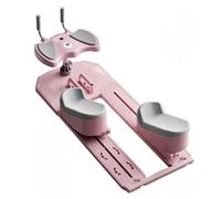 DDZJTPP Spine Twist & Stretch Trainer Home Gym Exercise Machine, AB & Back Stretcher for Core Lower Back Training, Full Body Stretch Twist Waist Leg Workout Equipment Pink