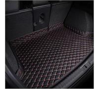 DDZYY Cuir Tapis Coffre Voiture pour DS 4 Cross 2021 2022 2023 2024 2025+, Arrière Bac de Coffre Intérieur Imperméable Anti-Rayures Accessoires,Black Red