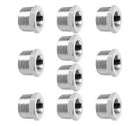 De 10 embouts de couplage en acier inoxydable haute résistance, inserts réducteurs filetés pour une connexion sécurisée des tuyaux et des outils, composants de réparation d ' outils