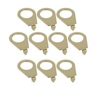 De 10 pointeurs de potentiomètre de guitare pratiques, installation facile, marqueurs de boutons de volume de tonalité en métal pour une utilisation, coussinet de bouton de guitare permanent