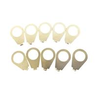 De 10 pointeurs de potentiomètre de guitare pratiques, installation facile, marqueurs de boutons de volumes de tonalité en métal pour une utilisation, pièce de rechange pour guitare