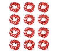 De 12 bandeau élastique drapeau américain, Red star | Attaches de cheveux drapeau américain avec bandeau élastique confortable pour femmes et filles, accessoires de