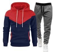 de 2 pièces jogging hommes sweat homme survêtements survetement vêtements veste tenue capuche sets caupche zip coton imperméables a d'intérieur hiver sport ensemble survette survêtement à