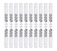 De 20 hochets sonores attachant des appâts faisant un accessoire pour les appâts durs pêche à la mouche leurre gabarits hochets insérer tube lesté en plastique son perles en acier attachant des de