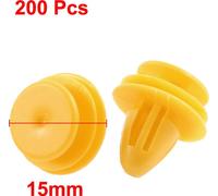 De 200 Pcs Rivet en plastique 8 mm x 12 mm x 15 mm