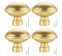 De 4 poignées de tiroir historiques en bronze d ' une hauteur de 28 | Hauteur de 28 mm, finition essuyée solide, mode, prise légère, face moulée douce pour armoires et armoires