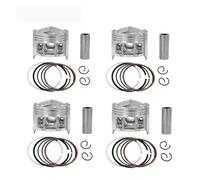 De 4 Segments de Piston, Taille 48.5mm à 49mm, 1/4 Ensembles compatibles avec Les pièces de Moteur de Moto pour Les CBR250 KY1 MC19 CBR19 CBR 250(4 Sets 48.75mm)