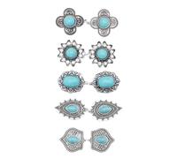 De 5 broches ethniques Vintage Kirsite broches de col de chemise pour femmes et hommes accessoires de mode élégants broches Vintage