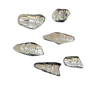 De 6 anneaux d ' ongles uniques, bijoux de déclaration de mode, Texture en alliage d ' art d ' ongles du bout des doigts pour Costumes, vêtements de fête, mode empilable