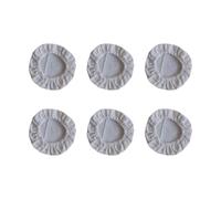 De 6 couvre-bols réutilisables en coton biologique non traités et extensibles adaptés bols allant de 5, 5 à 8 pouces