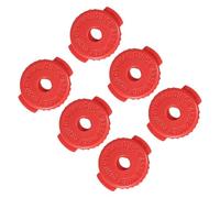 De 6 pièces de en silicone pour écrous de, Red | Texture en silicone à dégagement rapide avec attaches de cymbales pour instruments à percussion et accessoires de