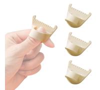 Dé à coudre à la main, léger et portable, 3,5 x 4,5 cm, ensemble de jauges de, règle d'aiguille, design compact, pour voyage et utilisation à la maison