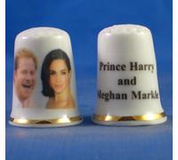 Dé à coudre Birchcroft China en porcelaine Prince Harry et Meghan Markle