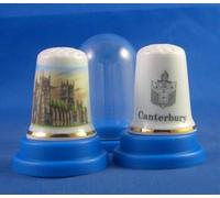Dé à coudre en porcelaine de Chine à collectionner Cathédrale de Grande-Bretagne - Cathédrale de Canterbury