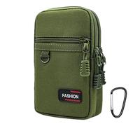 De À Courroie - De Lampe De Poche avec 2 Poches À Fermeture Éclair, De Ceinture De Téléphone Et Étui De Téléphone Portable pour Smartphone, Sac De Pochette De Boucl