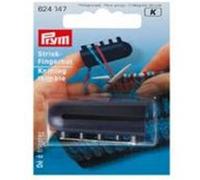 Prym Dé à tricoter en plastique – 4 guides de fil – Noir