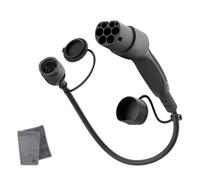 dé Adaptateur Type 2 vers Schuko 16A 0,6m Chargement Facile aux bornes de Recharge/Wallbox 230V, IP55 pour Vélo Électriques, Scooter Électriques et Motos Pas pour V2L