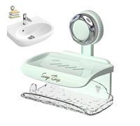 De Ahorro De Jabón, Soporte De Drenaje, Bandeja De Almacenamiento De Jabón Para Bañera De Baño De Ducha Casera | Jabonera Con, Jabonera Con, Jabonera De Pared Con Desagüe