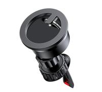 De bagues en métal Rotatif à 360 degrés, Ensemble de Supports de Voiture, Accessoires pour Smartphone, poignée magnétique, Conduite sûre, magnétique de Voiture