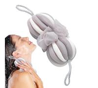 de bain à nettoyage long du dos long, érugnment arrière, douche éponge du corps balle loofah, sécurité et sensation en mailles, facile à sécher peut l'utiliser longtemps 20 cm pour la douche