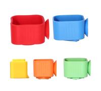 de Bain à Ventouse 5 Pièces Tasses à Empiler Cascade pour Douche | de pour Garçon pour Garçons Filles Crèche Maison Salle de Bains Hôtel Aire de Jeux Vacances