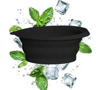 De Bain De Glace Faciale Pliable En Silicone | Bassin Réutilisable D'eau Froide | Lavabo Pliable Portable De Soins De La Peau | Outil De Thérapie De Glace Pour