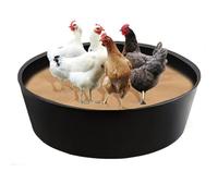de Bain de Sable - Bain à poussière de Poulet | Conteneur pour Nettoyeur de Poulet | Boîte de Fournitures de Poultry de 25 Pouces réglable Bottomless Container Solution Pratique pour Une
