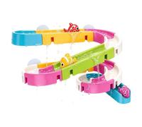 de bain pour de bain enfant à assembler soi-même avec toboggan poisson | éducatifs pour douche Garçons Filles d'âge préscolaire Crèche Maison Vacances Anniversaire Petit