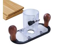 de base de fraise - Semelle plongeante compacte transparente - Accessoire pour scie circulaire - Utilisateurs commerciaux