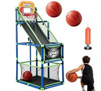 de basket-ball d'intérieur avec balle portable et , cerceau réglable en hauteur