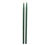 de batterie en bois d'érable, accessoires professionnels pour instruments de percussion à tonalité vive pour Jazz Pop Music Band Performance, ensemble de 2 pièces jaune bleu vert (Green)