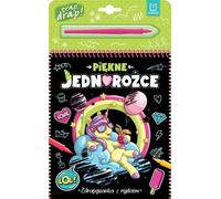 De belles licornes. Papier à gratter avec un stylet Agata Kaczyñska (Buch auf Polnisch)
