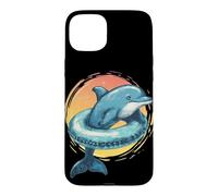 De Belles Vacances et Un Dauphin de Piscine pour Les Amoureux de Vacances à la mer Coque pour iPhone 15 Plus