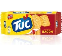 De Beukelaer Tuc crackers croustillants au goût de bacon 100g paquet de 12