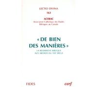 De bien des manières
