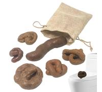 de Blama - Jouets doux et réalistes pour de chien - 6 jouets de tabouret de différentes formes, accessoires de blague pour Halloween, fête de blague du jour des innocents
