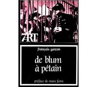 De Blum à Pétain: Cinéma et société française (1936-1944)