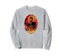 De Bons présages - Calice Crowley Sweatshirt, Unisexe pour Adultes, Gris Chiné, XXL