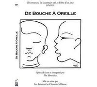 De bouche à oreille dvd - Mazodier Nic - L'harmattan - broché - Livre