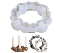 de bougie en silicone - de colonne conique durable, de support de résine réutilisable, Créations d'atelier de loisirs Epoxy Clay Clay Plasher | Idéal pour le style de fabrication de
