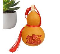 de bouteille - Calabash séché rustique | Petit ornement artisanal pour étagères, | Décoration d'intérieur de marché de nuit, à motifs, Objet de collection pour stand pittoresque