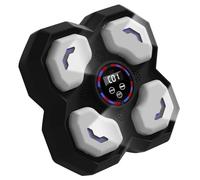 de Boxe Électronique Musicale | Outil d'Entraînement Connecté sans Fil avec Éclairage pour Maison | Entraîneur de Frappe Musical Murale,pour Fille Garçon Adolescent Adulte Famille