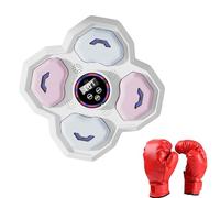 de Boxe Électronique Musicale - Outil D'entraînement Domestique sans Fil - Entraîneur de Boxe Musicale Murale - pour Fille Garçon Adolescent Adulte Famille