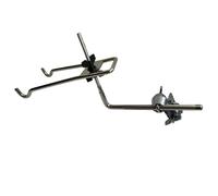 de bras de flèche pour cymbales, avec fixation à pince pour accessoires de batterie, bras de serrage d ' extension de cymbales