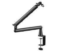 De bras pour microphones de bureau offrant un positionnement flexible et une stabilité améliorée pour un son clair de micros à profil bas