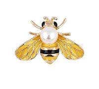 De Broche Et Pour Broche Dans Bijoux animé mode costume collier accessoire Corsage Badge hommes femmes bijoux 1 pc Cancer du Sein Pin's (Yellow, One Size)
